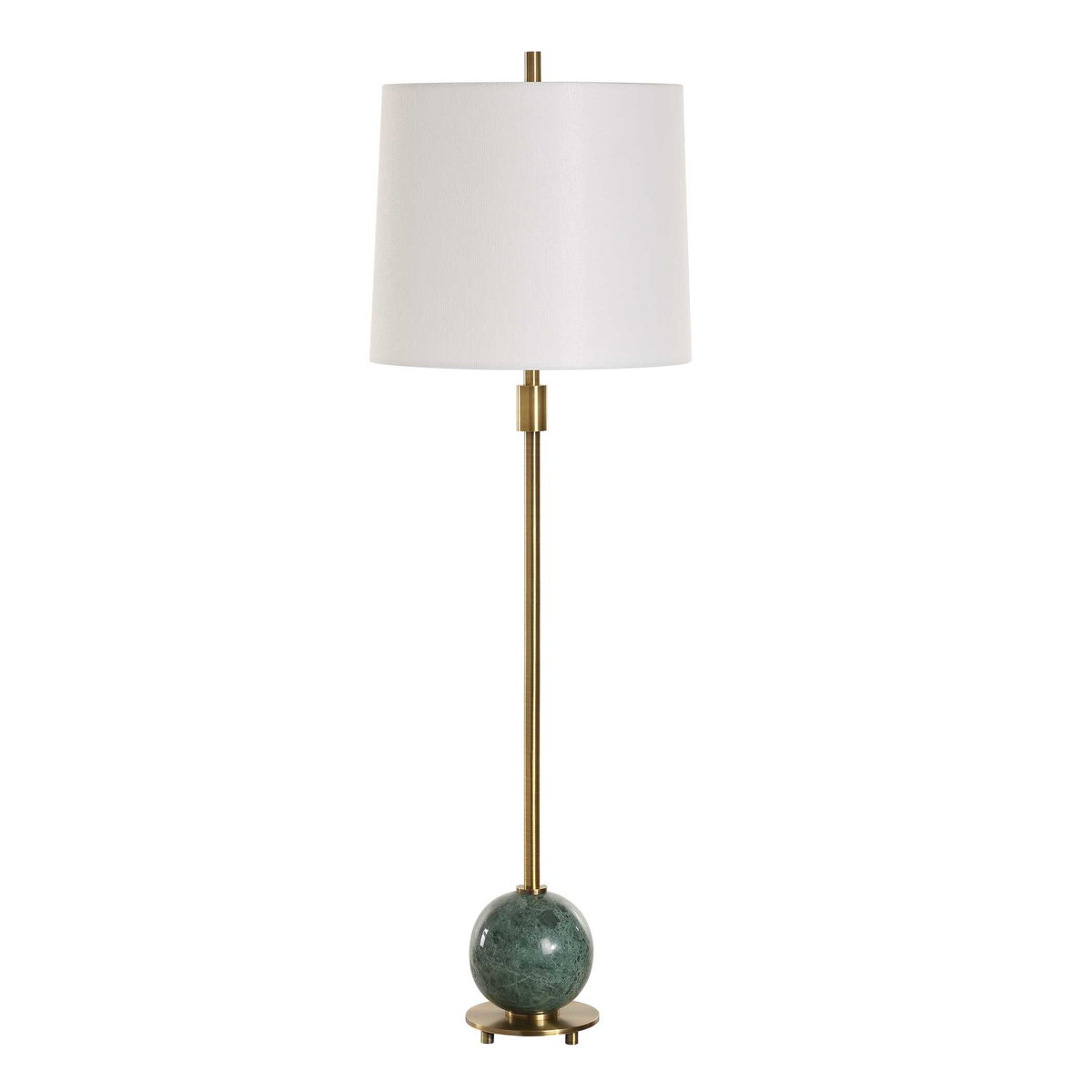 Bledel Brass Buffet Lamp, Table Lamp by Uttermost, 12" width x 36.25" height x 12" depth View 5