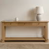 Morey Console Table Natural, by Moe's Home, 86" width x 31" height x 22" depth thumbnail 6