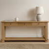 Morey Console Table Natural, by Moe's Home, 86" width x 31" height x 22" depth thumbnail 6
