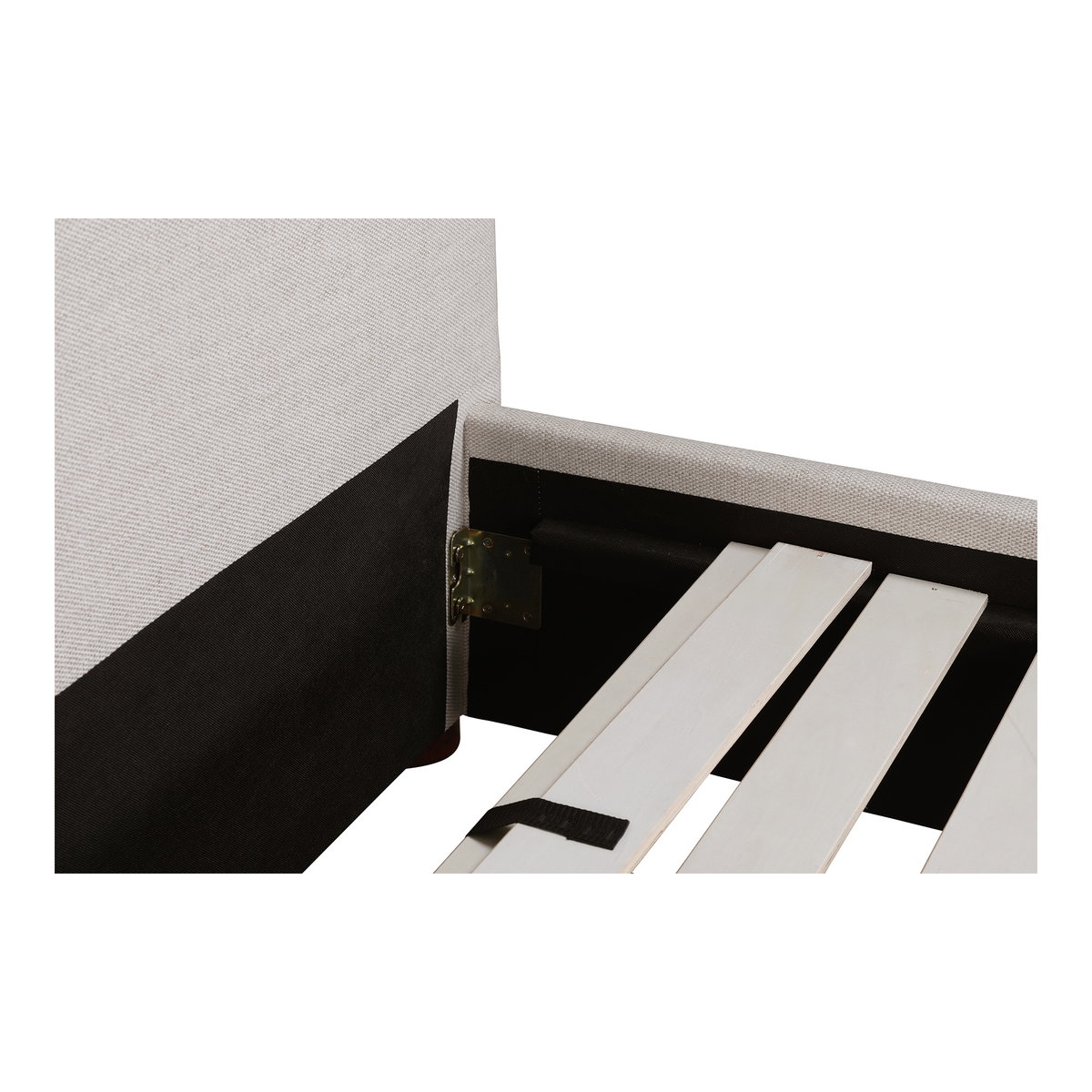 Luzon Queen Bed Tall Headboard Wheat, by Moe's Home, 70" width x 55" height x 88.5" depth View 10