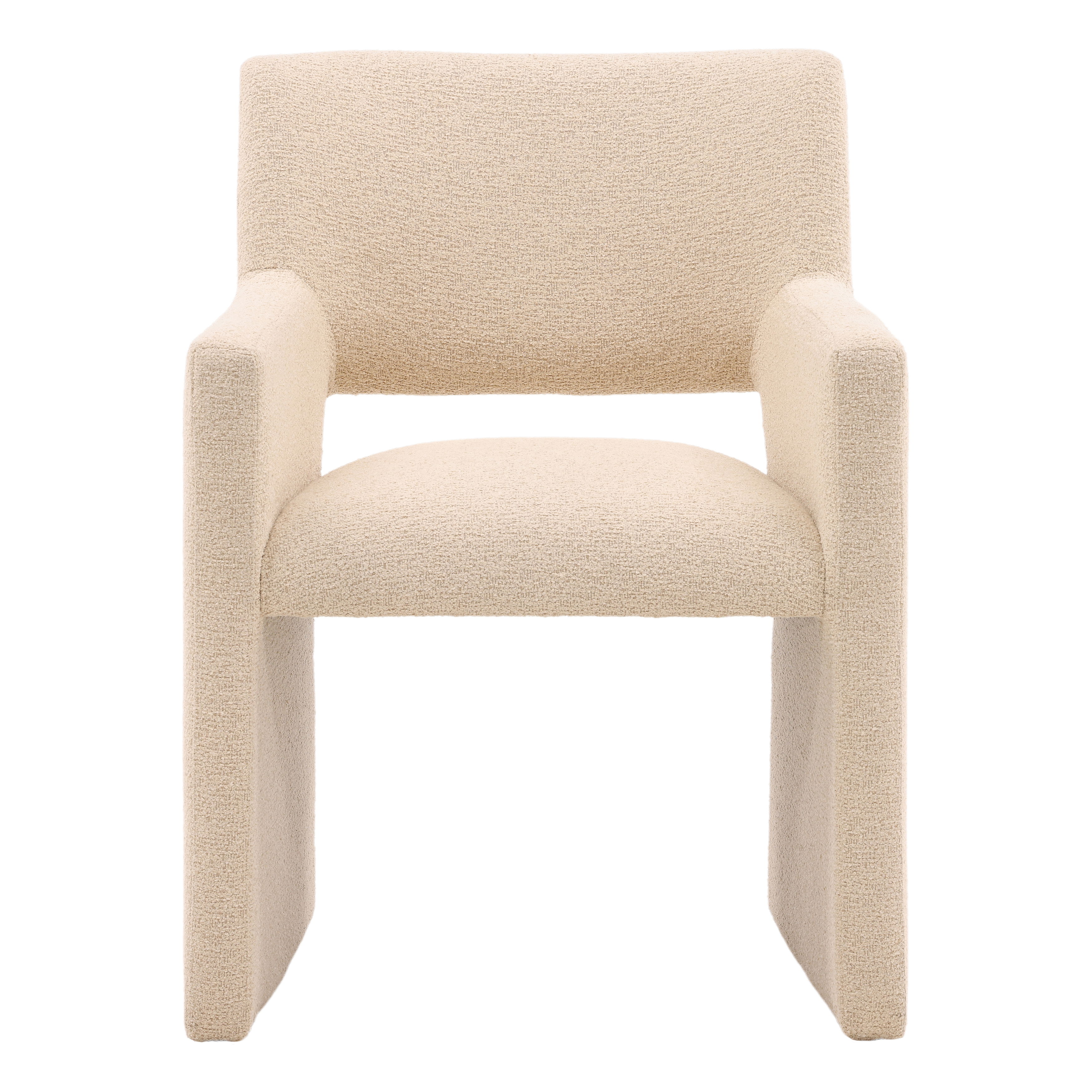 Larson Dining Chair Sand, by Dovetail, 25.5" width x 33.5" height x 24" depth View 2