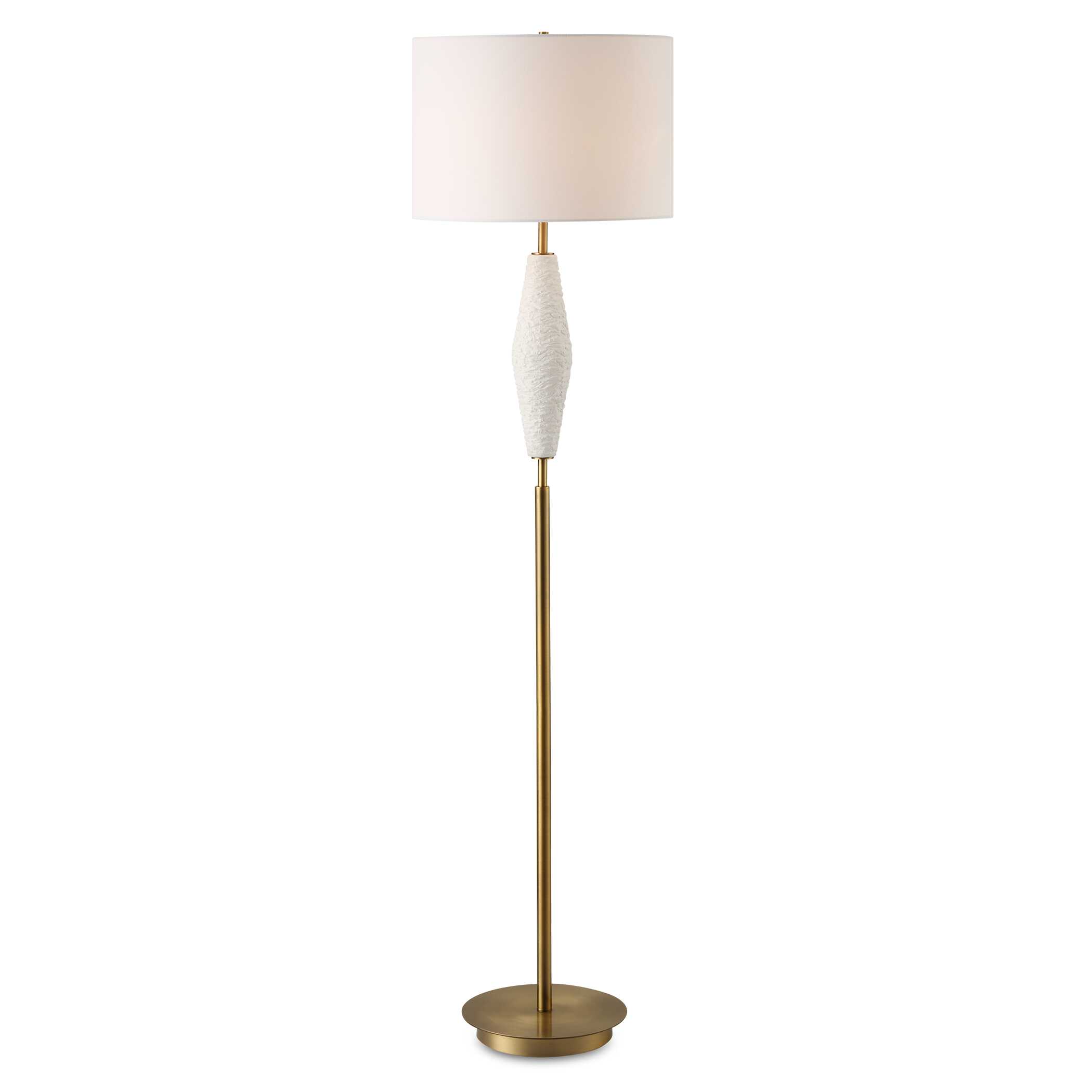 Quite The Buzz Floor Lamp, by Uttermost, 17" width x 65.5" height x 17" depth View 1