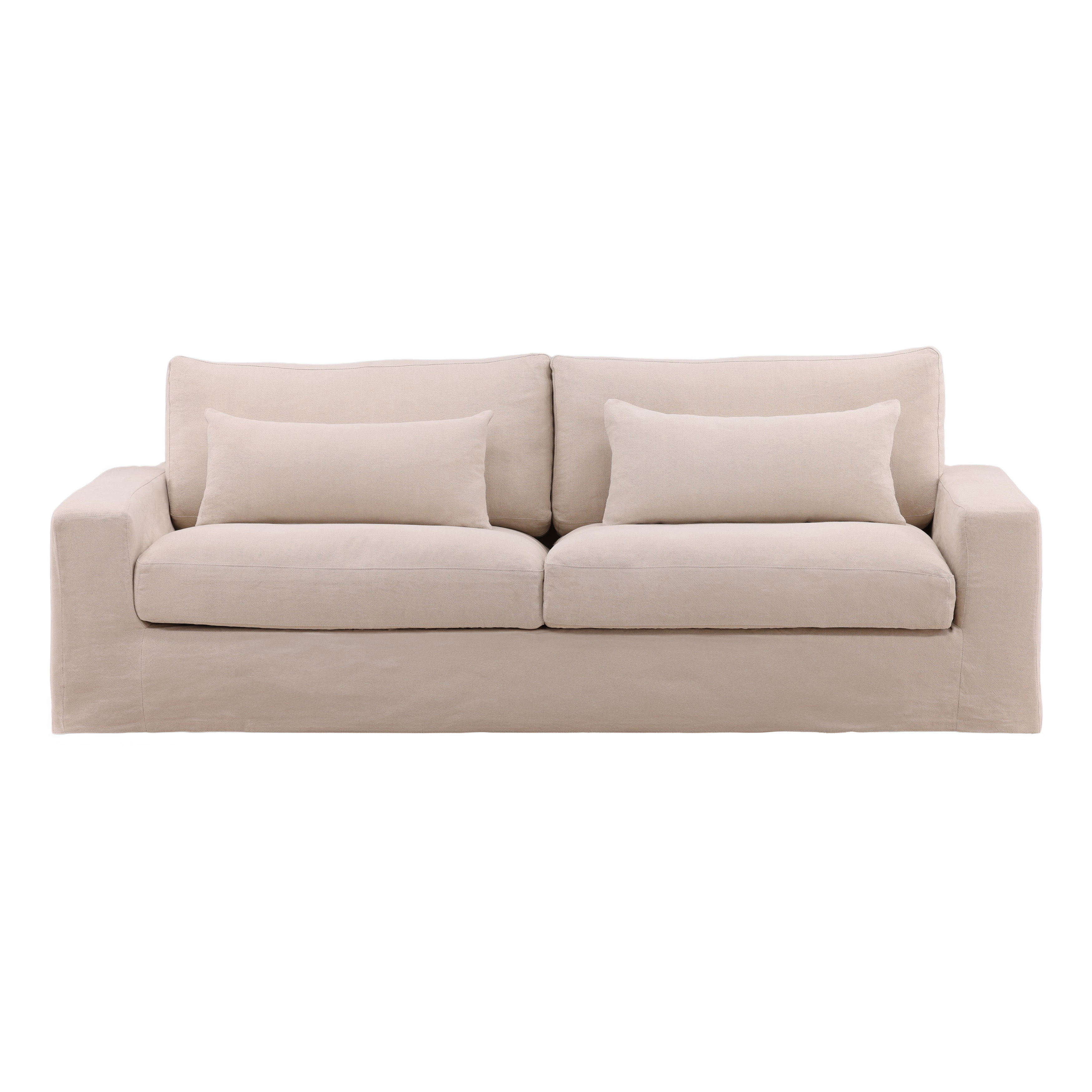 Sylvie Sofa Frame, Sofas & Sectional by Dovetail, 93.5" width x 32" height x 41" depth View 2