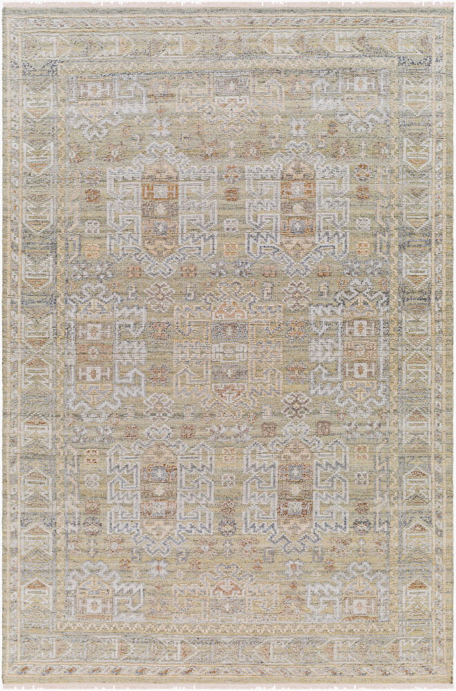 Nobility Handmade Rug, by Surya, 9' length x 6' width