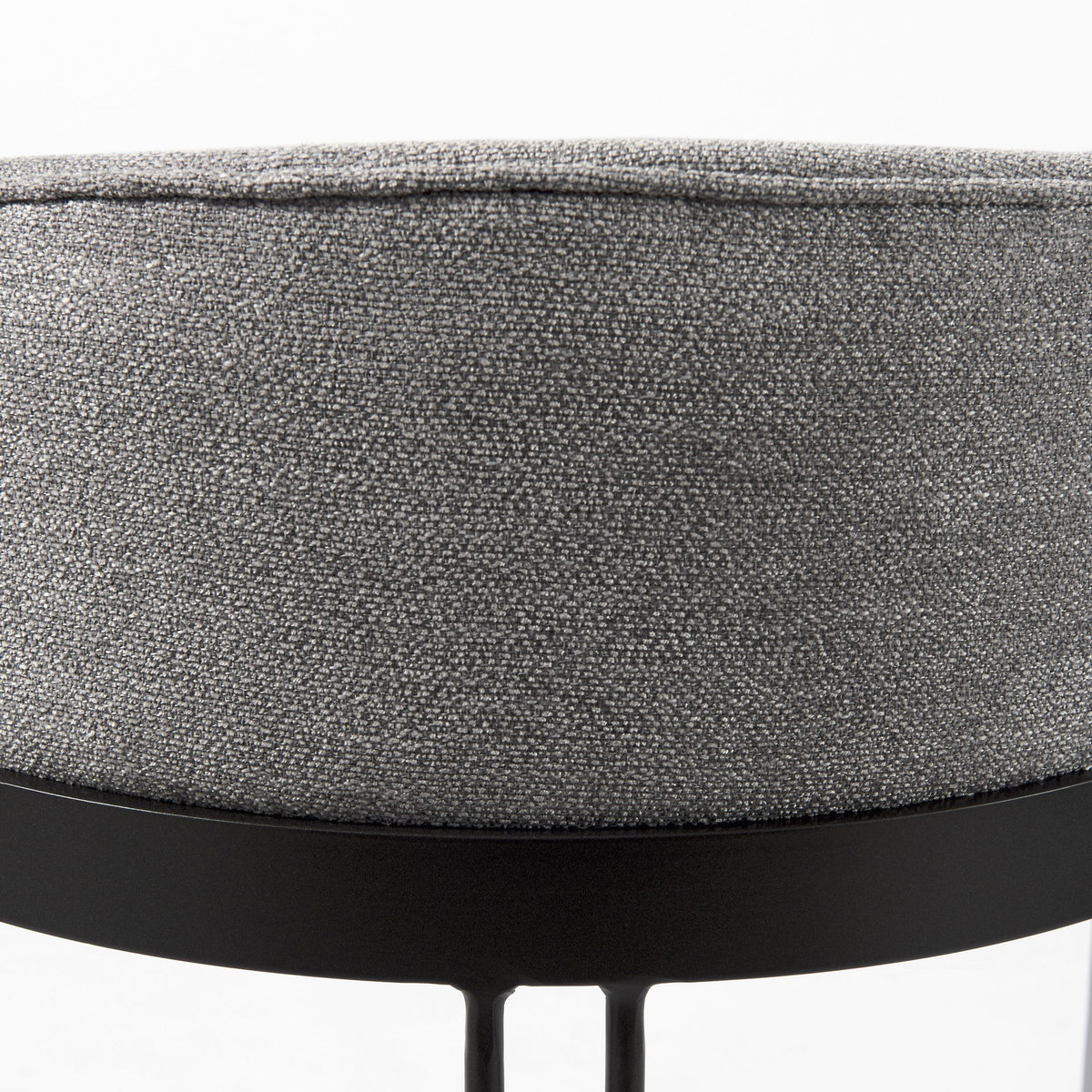 Hollyfield Low Back 28.7in Seat Bar Stool | II Gray Fabric with Counter, Counter & Bar Stool by Mercana, 20.5" length x 19.7" width x 28.7" height View 13