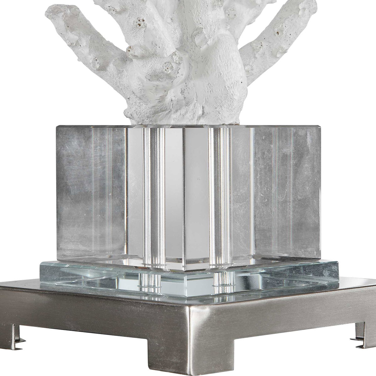 Corallo White Coral Table Lamp, by Uttermost, 1'0.5" width x 2'5" height x 1'0.5" depth View 8