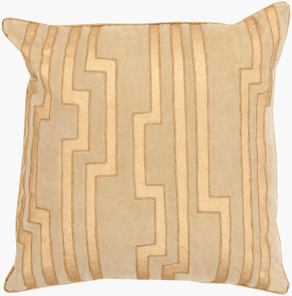 Velocity Accent Pillow Down, Decorative Pillow by Surya, 18" length x 18" width