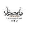 Laundry Quote Wall Decals, by York Wall, 1'6" length x 10" width x 2" depth thumbnail