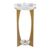 Kolkata Brass Accent Table, Side & End Table by Uttermost, 13.75" width x 24" height x 13.75" depth thumbnail 1