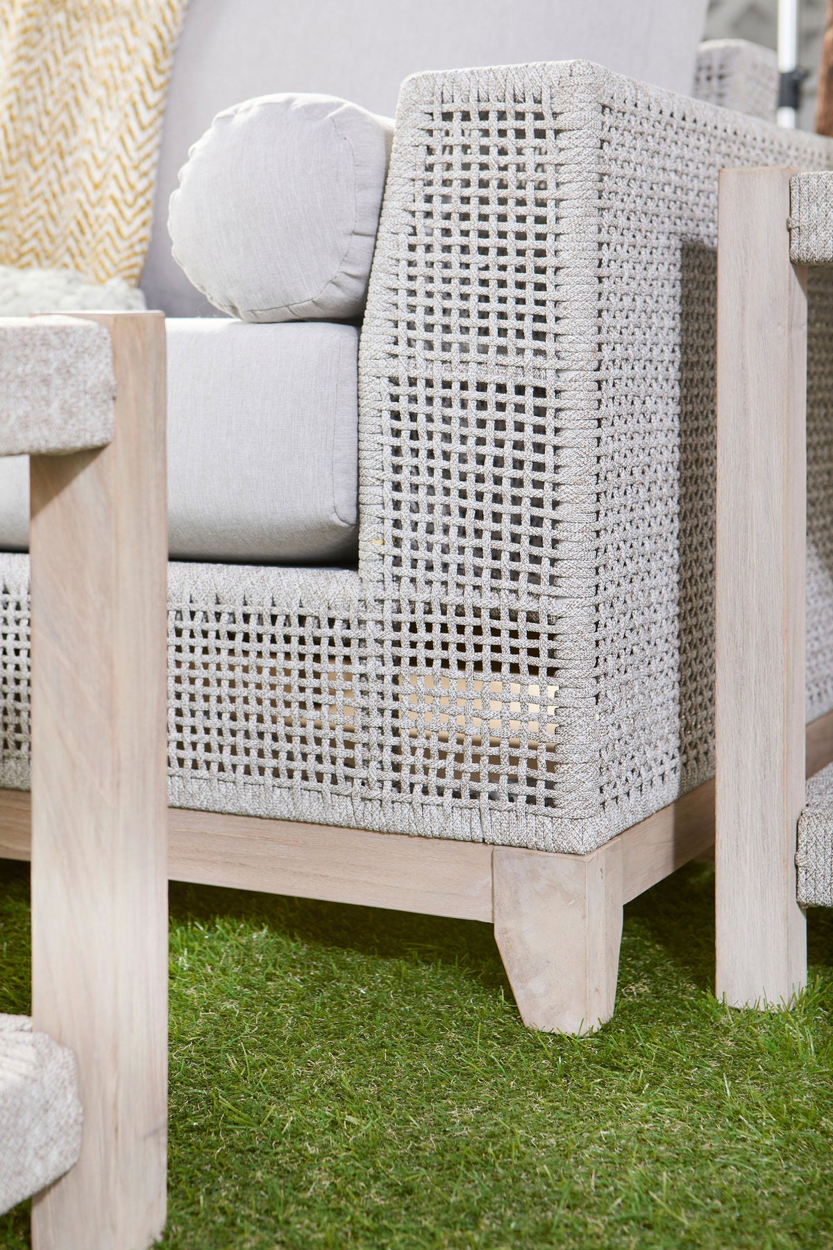 Wrap Outdoor End Table, Side & End Table by Essentials for Living, 21.25" width x 21" height x 21.25" depth View 9