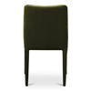 Calla Dining Chair Green Velvet - Set Of Two, by Moe's Home, 20.5" width x 33" height x 23.5" depth thumbnail 7