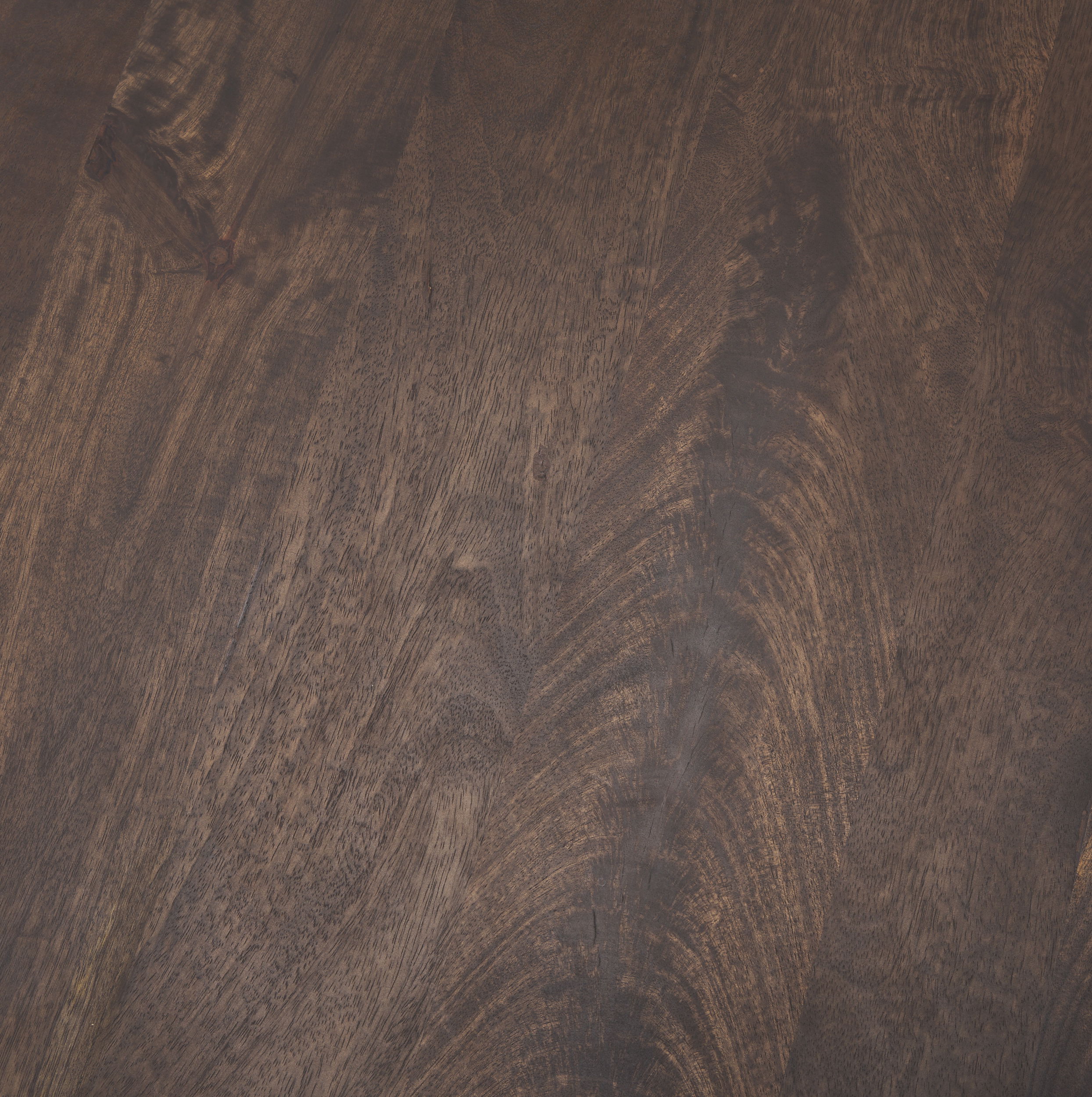 Todd Dark Brown Wood with Metal Legs Side Table, Side & End Table by Mercana, 22" length x 23" width x 22" height View 2