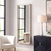 Cyprus White Dressing Mirror, Floor Mirror by Uttermost, 30.5" width x 72" height x 2.87" depth thumbnail 4