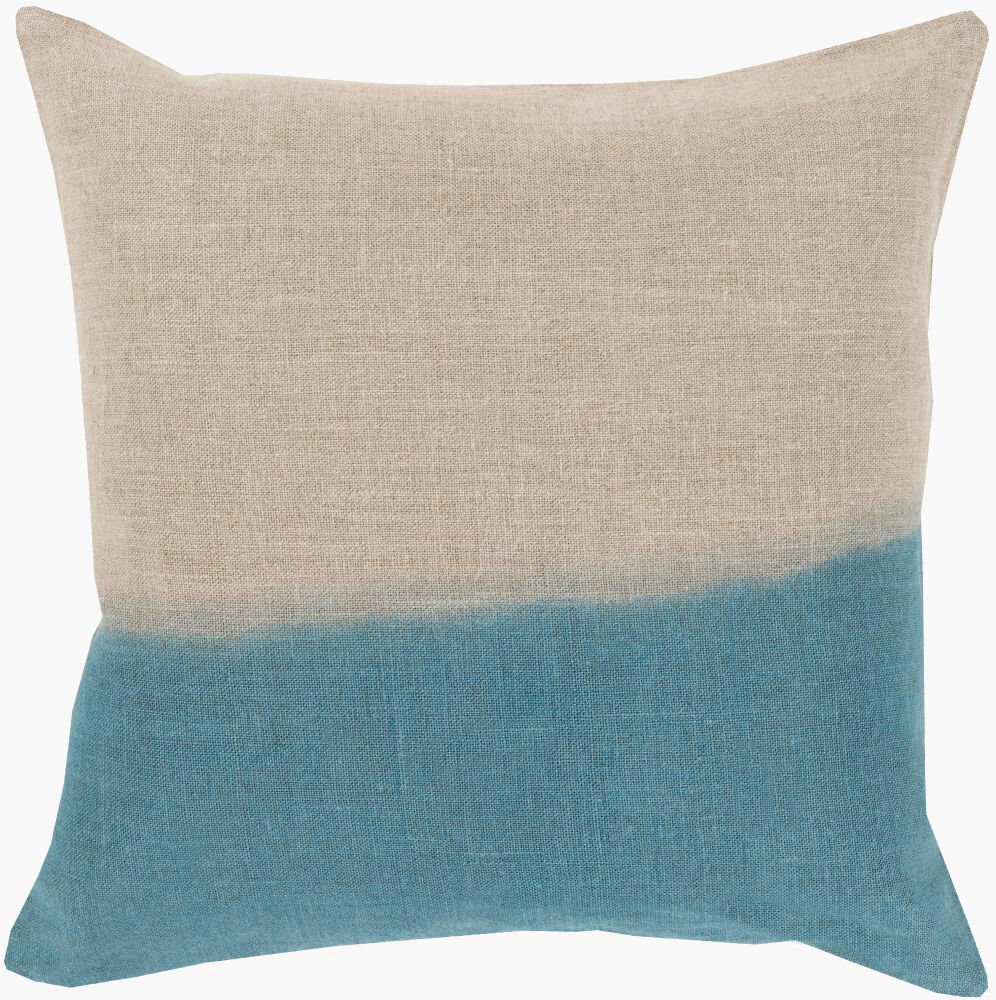 Dip Dyed Accent Pillow, Decorative Pillow by Surya, 22" length x 22" width