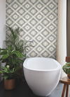 Garden Trellis Onyx Wallpaper 1 Garden Trellis Onyx Wallpaper thumbnail 1
