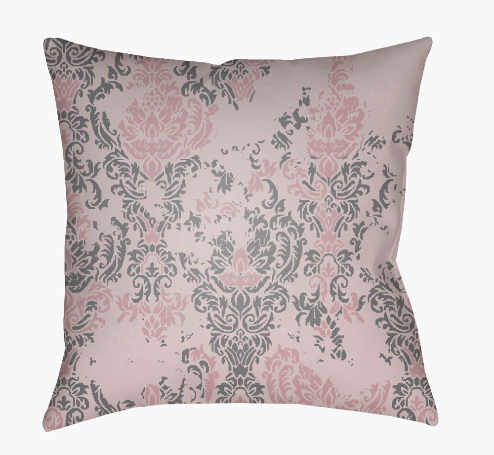 Moody Damask Accent Pillow, Decorative Pillow by Surya, 20" length x 20" width