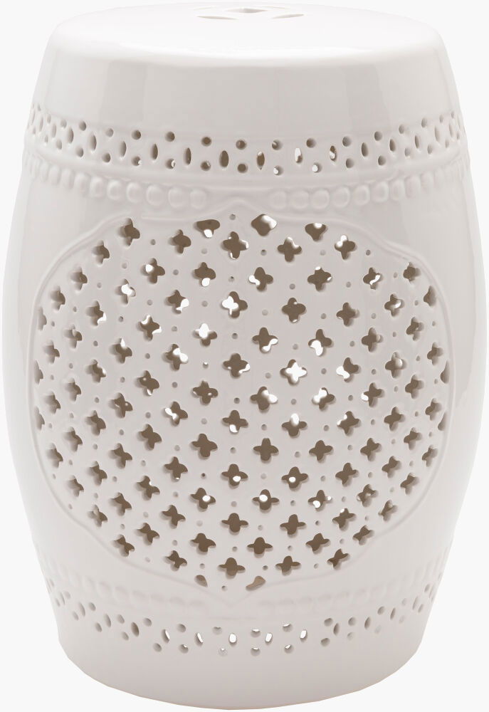 Auburndale Garden Stool, Outdoor Furniture by Surya, 1'1" width x 1'6" height