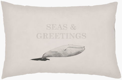 Seas & Greetings Lumbar Pillow