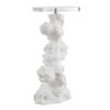Remnant White Stone Drink Table, Side & End Table by Uttermost, 12.5" width x 24.5" height x 12.5" depth thumbnail 4