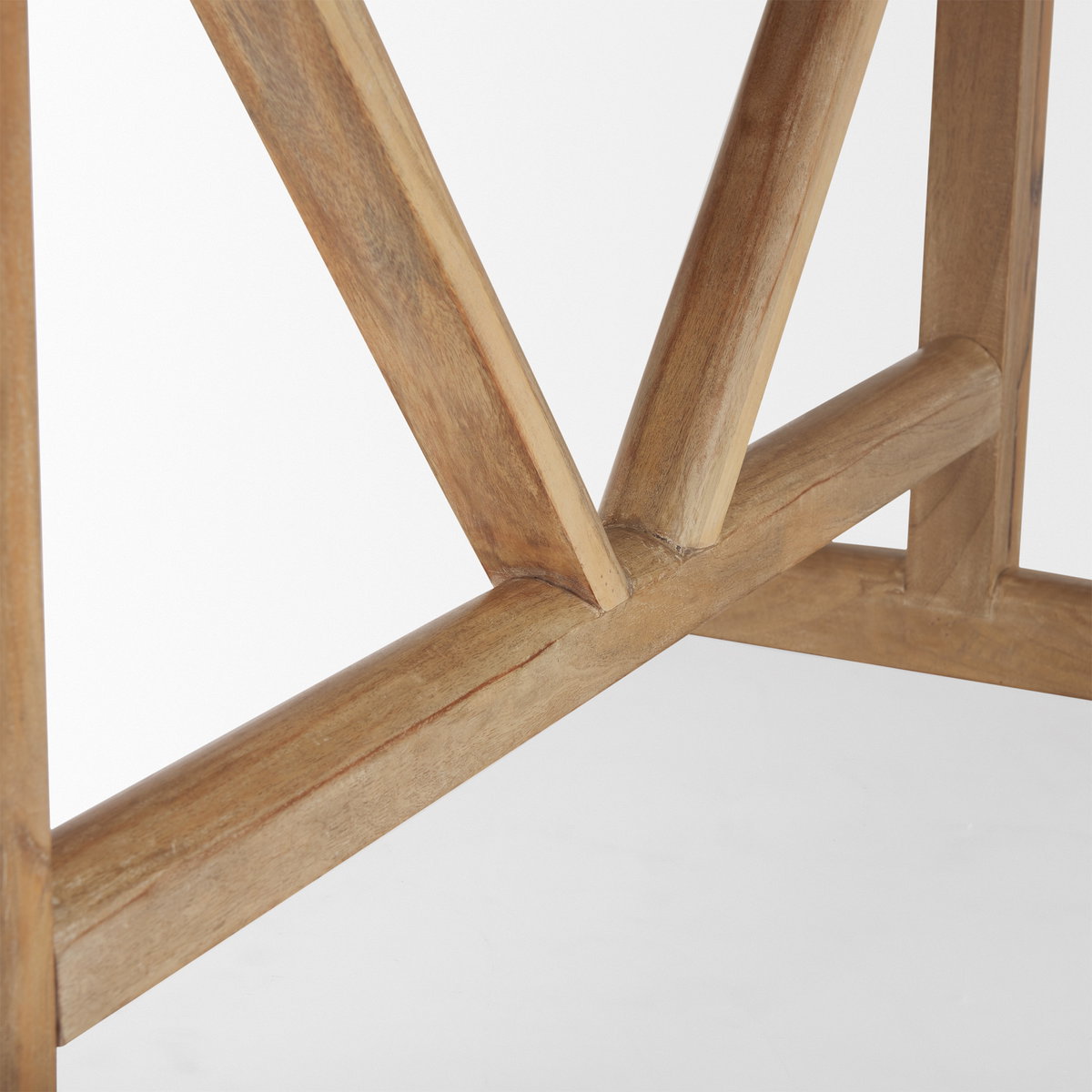 Viktor 94'L Light Brown Solid Wood Dining Table, by Mercana, 94" length x 42" width x 30" height View 10
