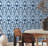 Malta Blue & Silver Wallpaper thumbnail 1