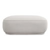 Marion Square Ottoman White, by Moe's Home, 42" width x 16" height x 42" depth thumbnail 1
