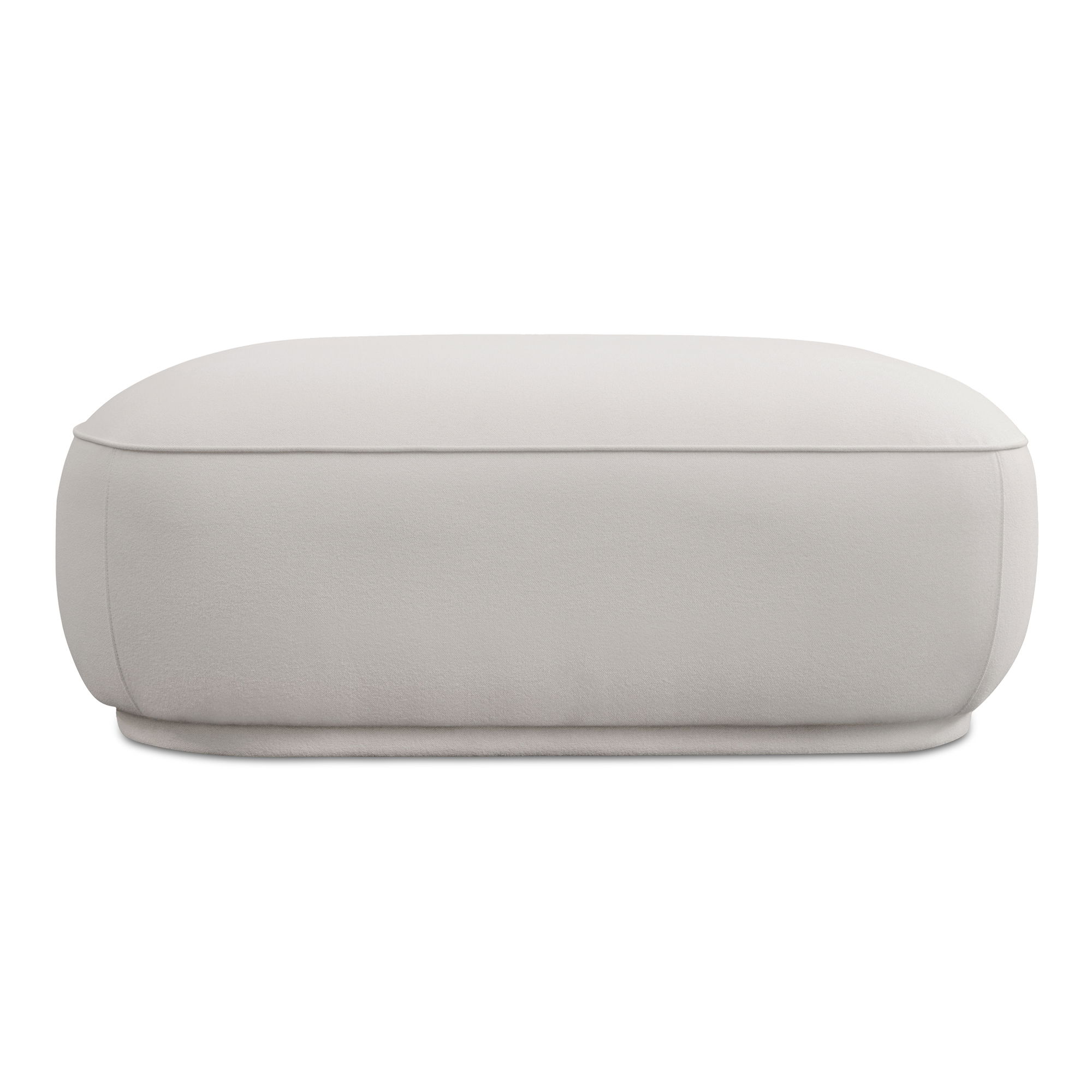Marion Square Ottoman White large image 