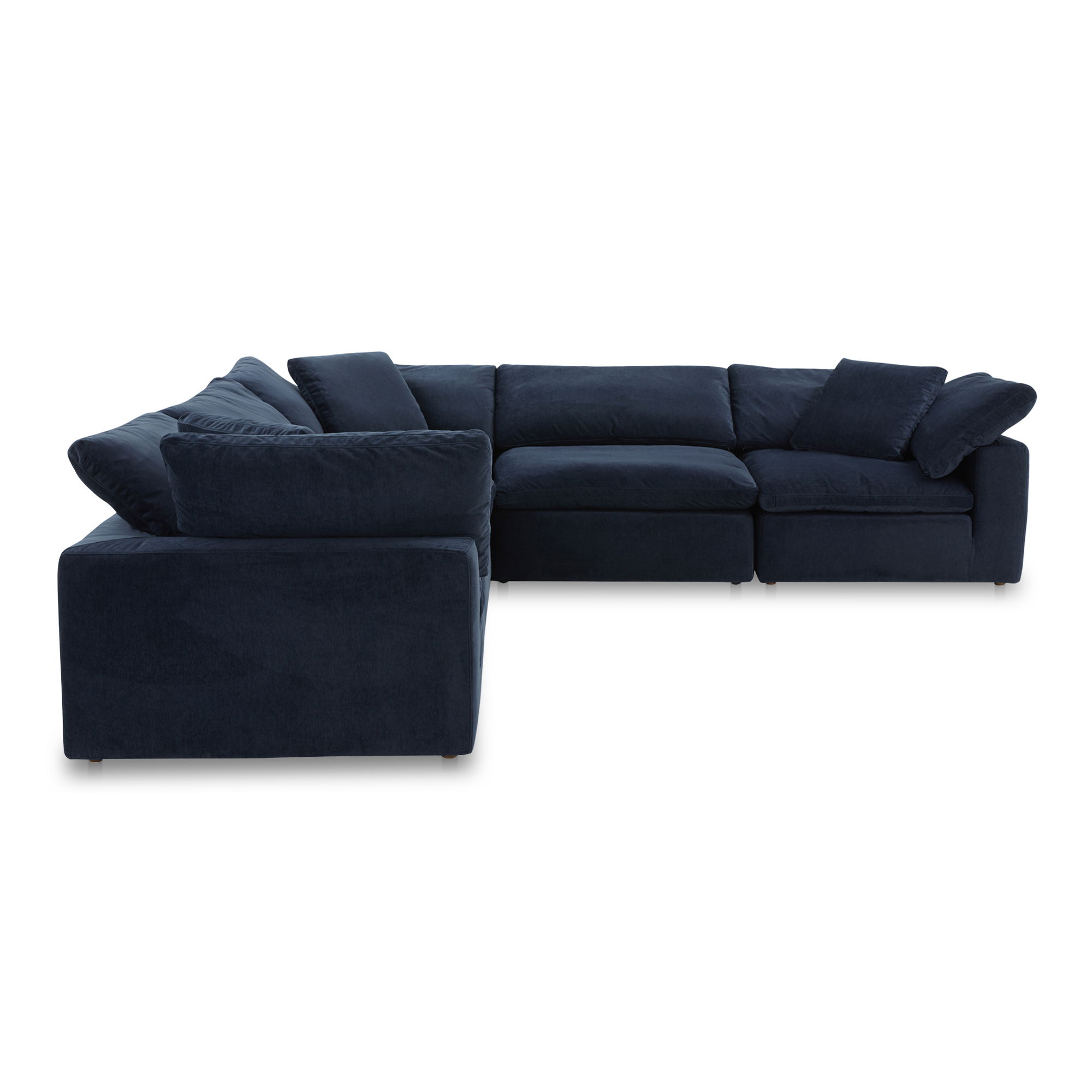 Clay Classic L Modular Sectional, Sectional Sofa by Moe's Home, 133.5" width x 32" height x 133.5" depth View 1