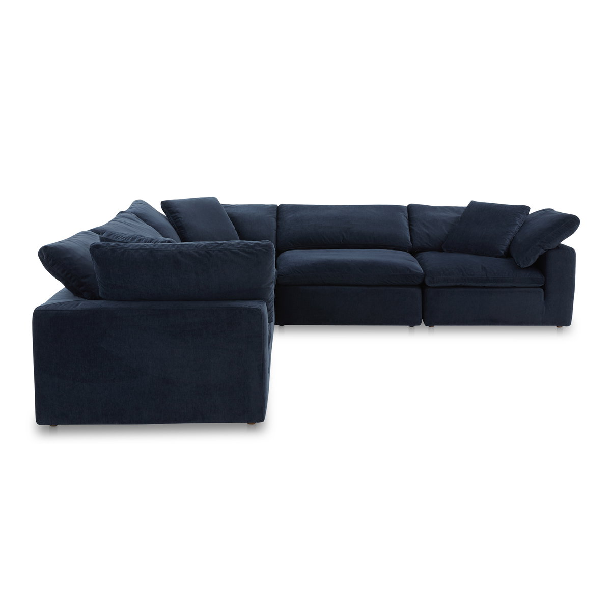 Clay Classic L Modular Sectional, Sectional Sofa by Moe's Home, 133.5" width x 32" height x 133.5" depth View 1