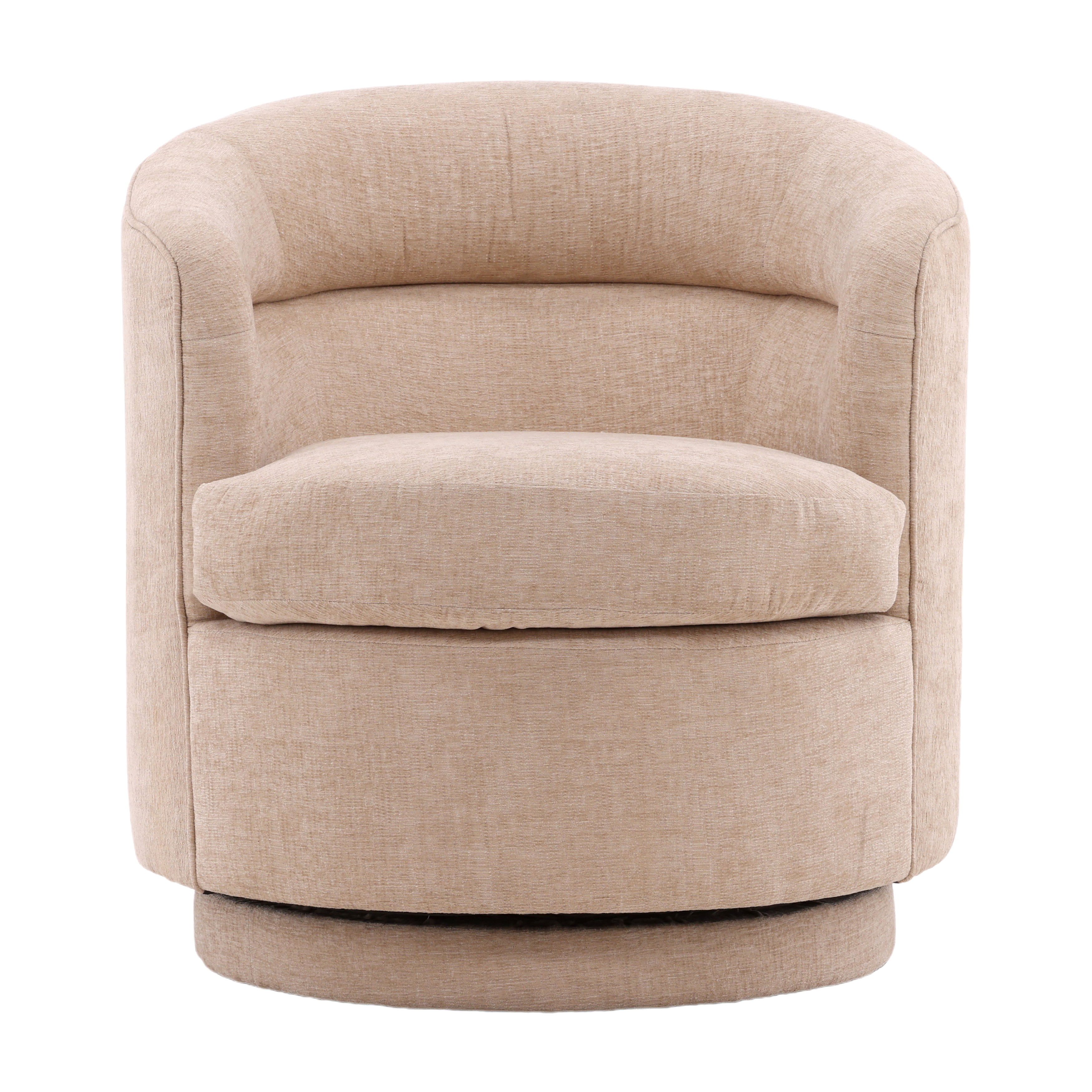 Lauretta Swivel Chair Beige large image 