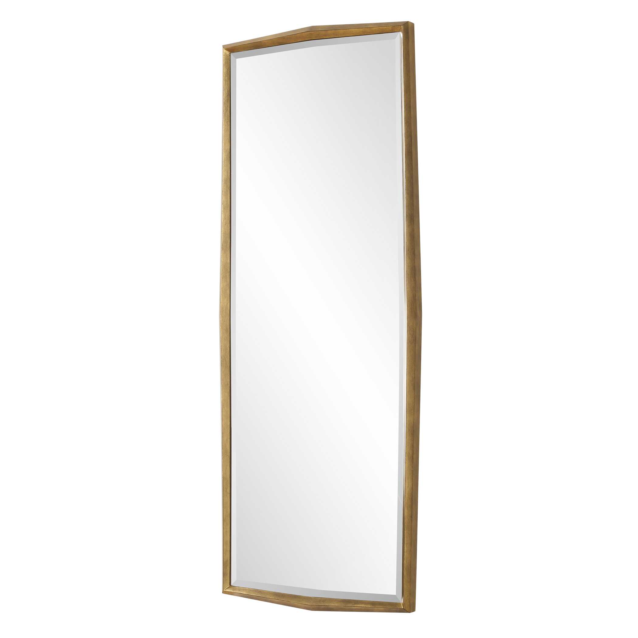 On Point Wood Dressing Mirror, by Uttermost, 30" width x 76" height x 3" depth View 5