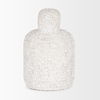 Irina Large White Marble Door Stopper, Decorative Object by Mercana, 6.5" length x 6.5" width x 10" height thumbnail 5