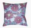 Moody Floral Accent Pillow, Decorative Pillow by Surya, 18" length x 18" width thumbnail