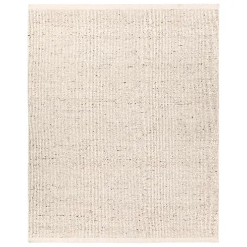 Jaipur Living Amgala LEO14 Handmade Solid Ivory Area Rug (10