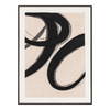 Poet 1 Framed Painting, by Moe's Home, 24" width x 32" height x 1.89" depth thumbnail 1
