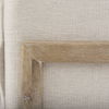 Roy II Beige Upholstered and Brown Wood Frame Arm Chair thumbnail 10