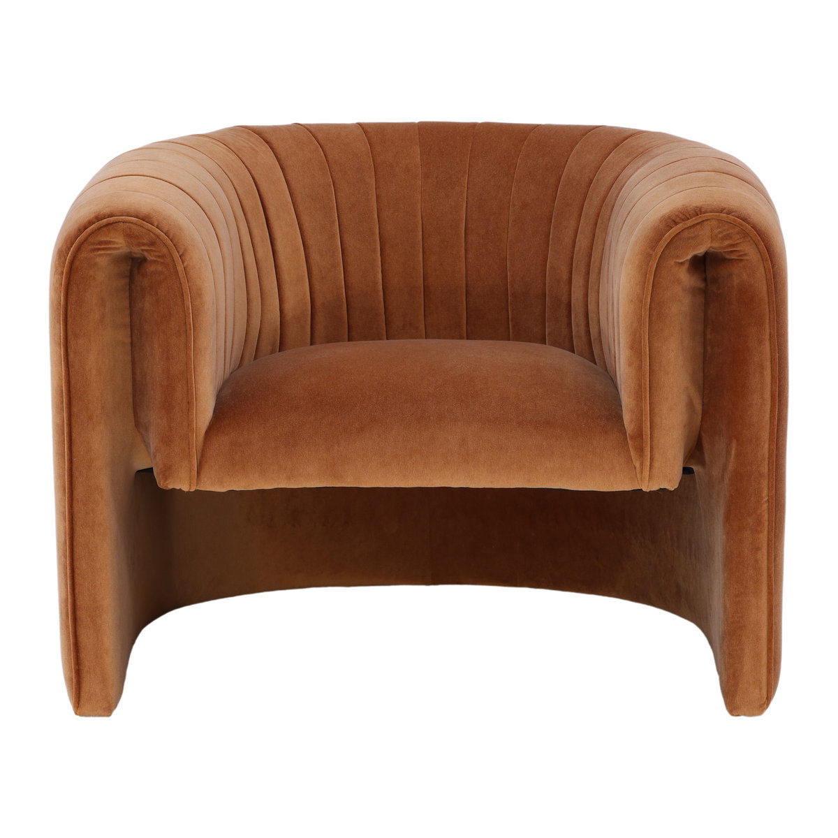 Bobbie Occasional Chair Ginger, Accent Chair by Dovetail, 38" width x 28.25" height x 33" depth View 2