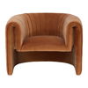 Bobbie Occasional Chair Ginger, Accent Chair by Dovetail, 38" width x 28.25" height x 33" depth thumbnail 2