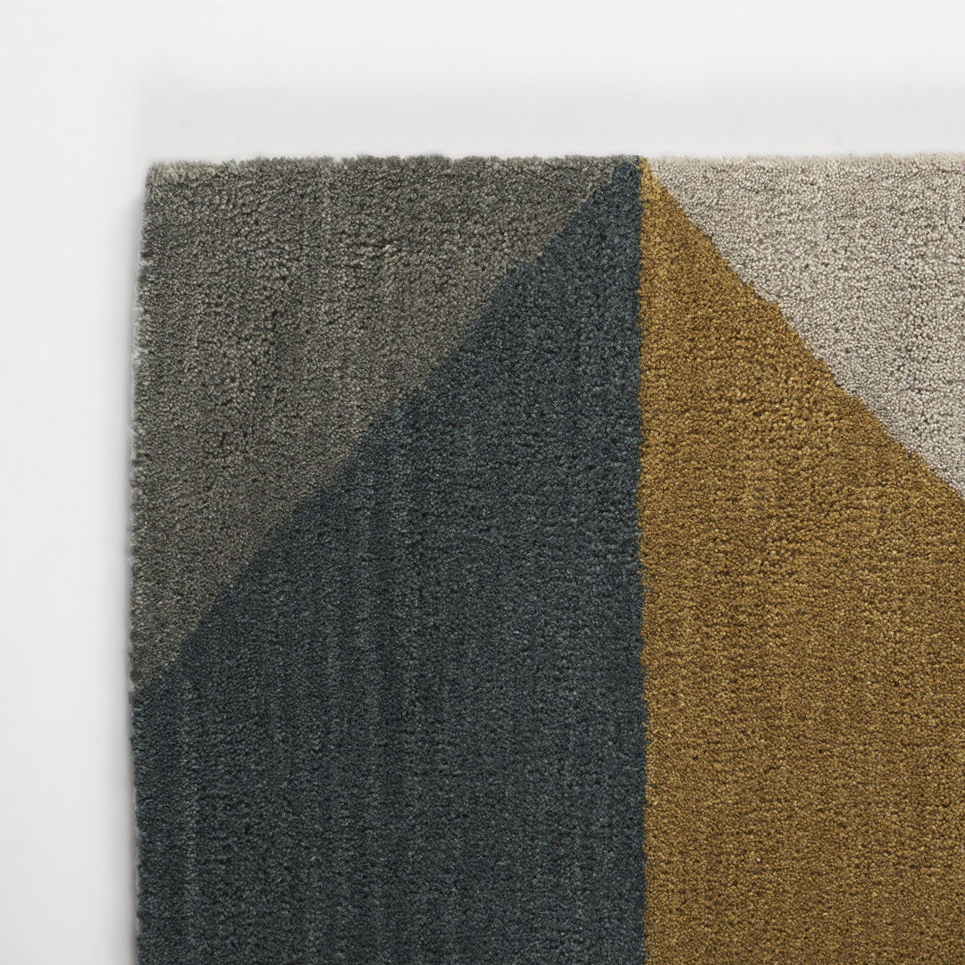 En Casa Gray/Yellow Area Rug large image 