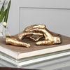 Hold My Hand Gold Sculpture thumbnail 2