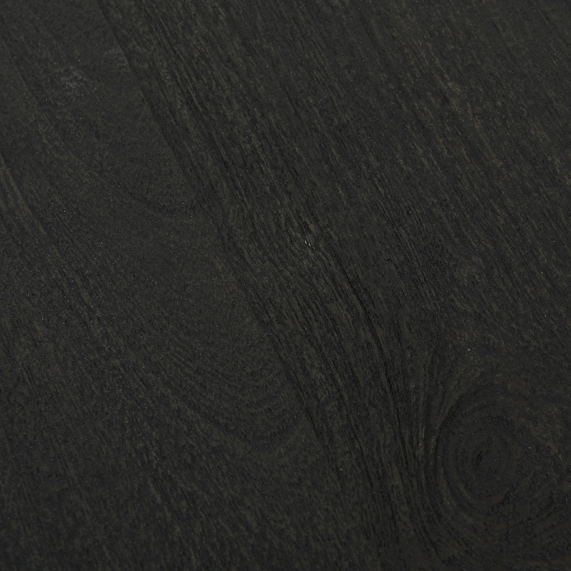 Atticus Black Wood and Antiqued Gold Metal Coffee Table, by Mercana, 34" length x 34" width x 16.25" height View 2