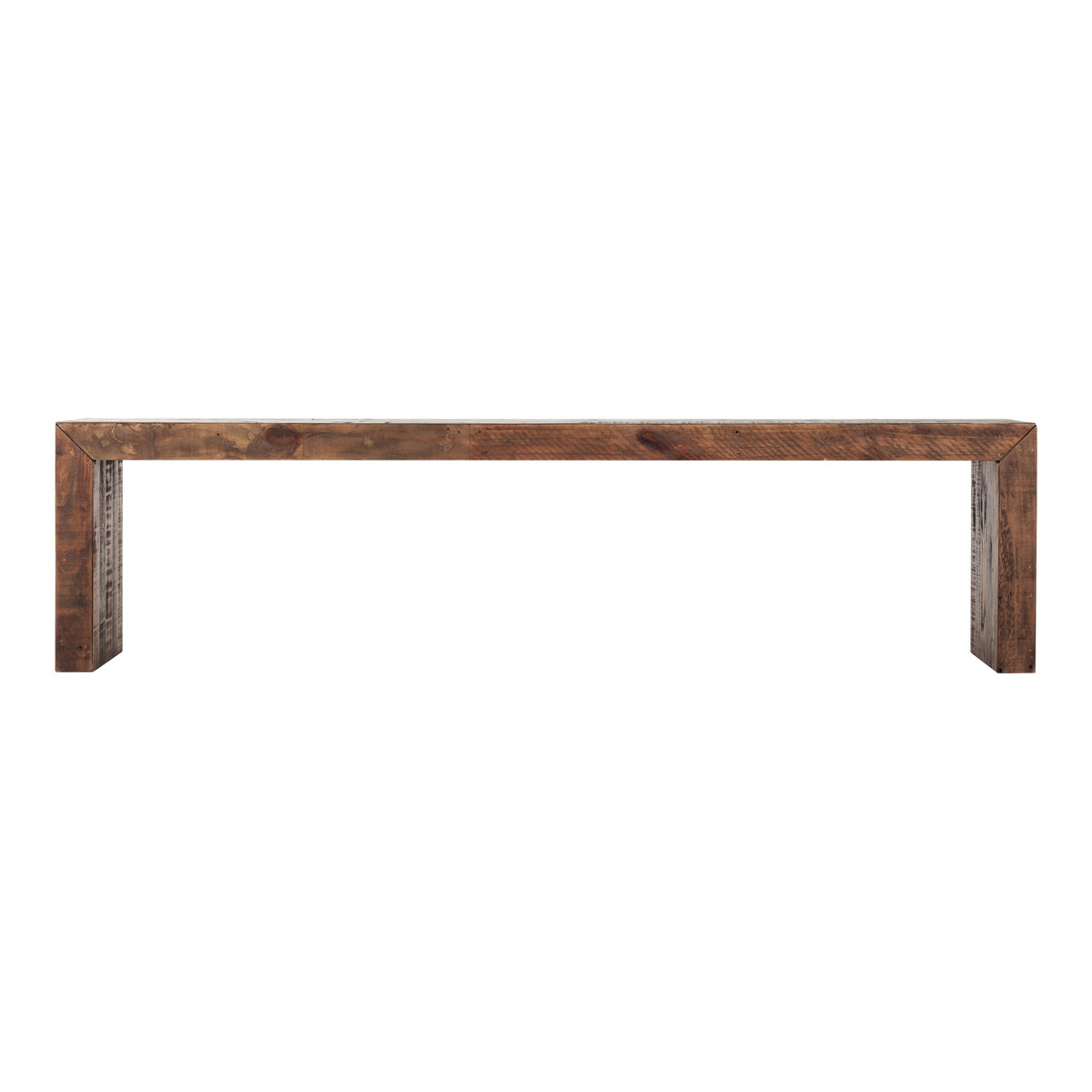 Vintage Large Bench Light Brown, Benche by Moe's Home, 71" width x 18" height x 15" depth View 1