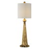 Paravani Metallic Gold Lamp, by Uttermost, 11" width x 36" height x 11" depth thumbnail 1