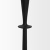 Qwin Matte Black Cast Aluminum Medium Candle Holder thumbnail 5