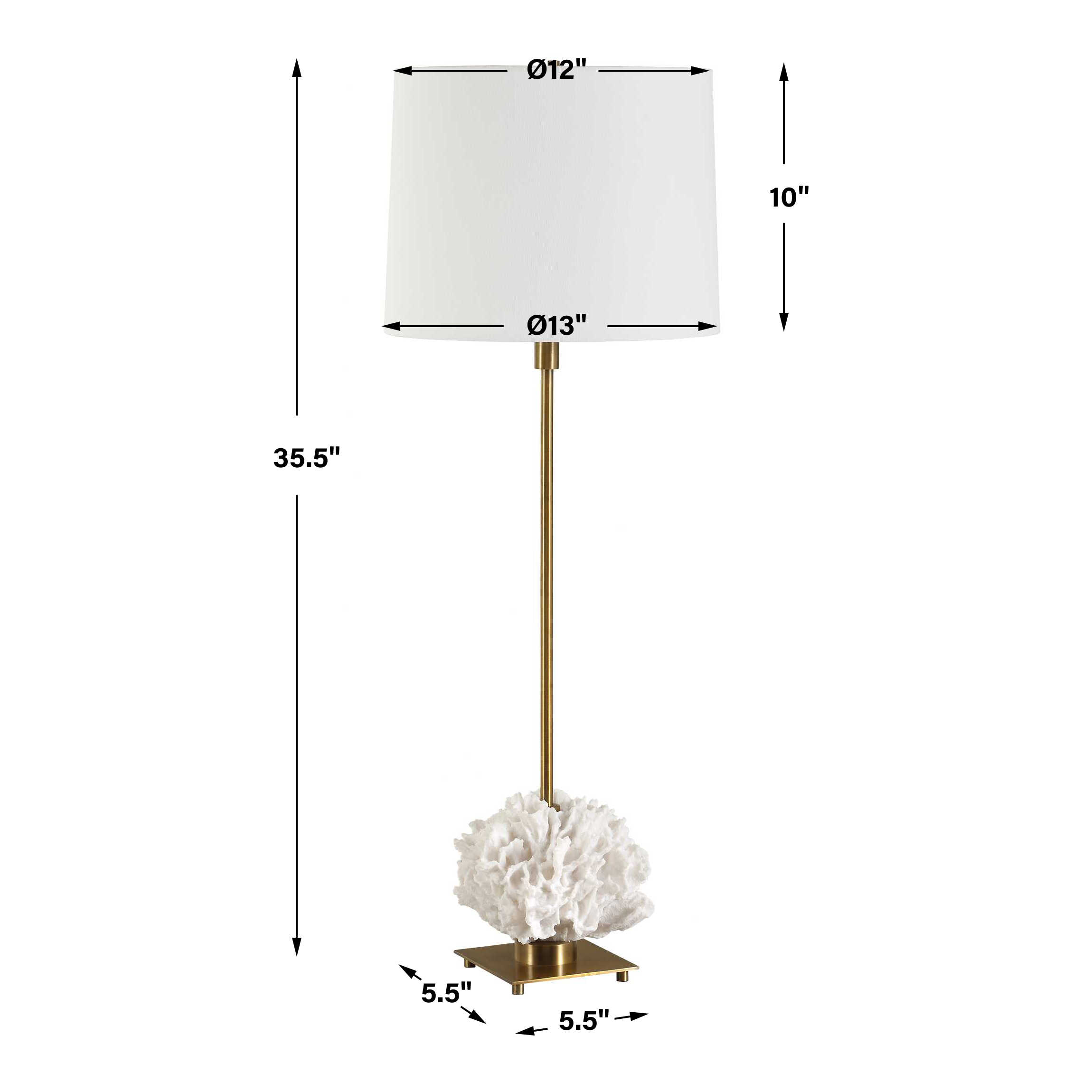 Caronia Coral Buffet Lamp large image 