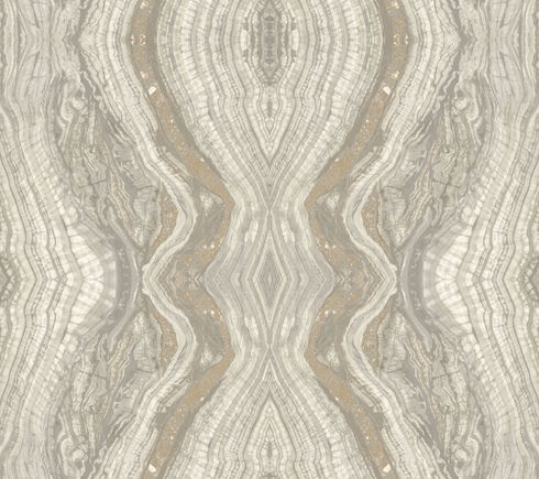 Kaleidoscope Light Grey Wallpaper