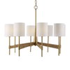 Lautoka Rattan 8 Light Chandelier, Pendant by Uttermost, 32" width x 26" height x 32" diameter x 32" depth thumbnail 5