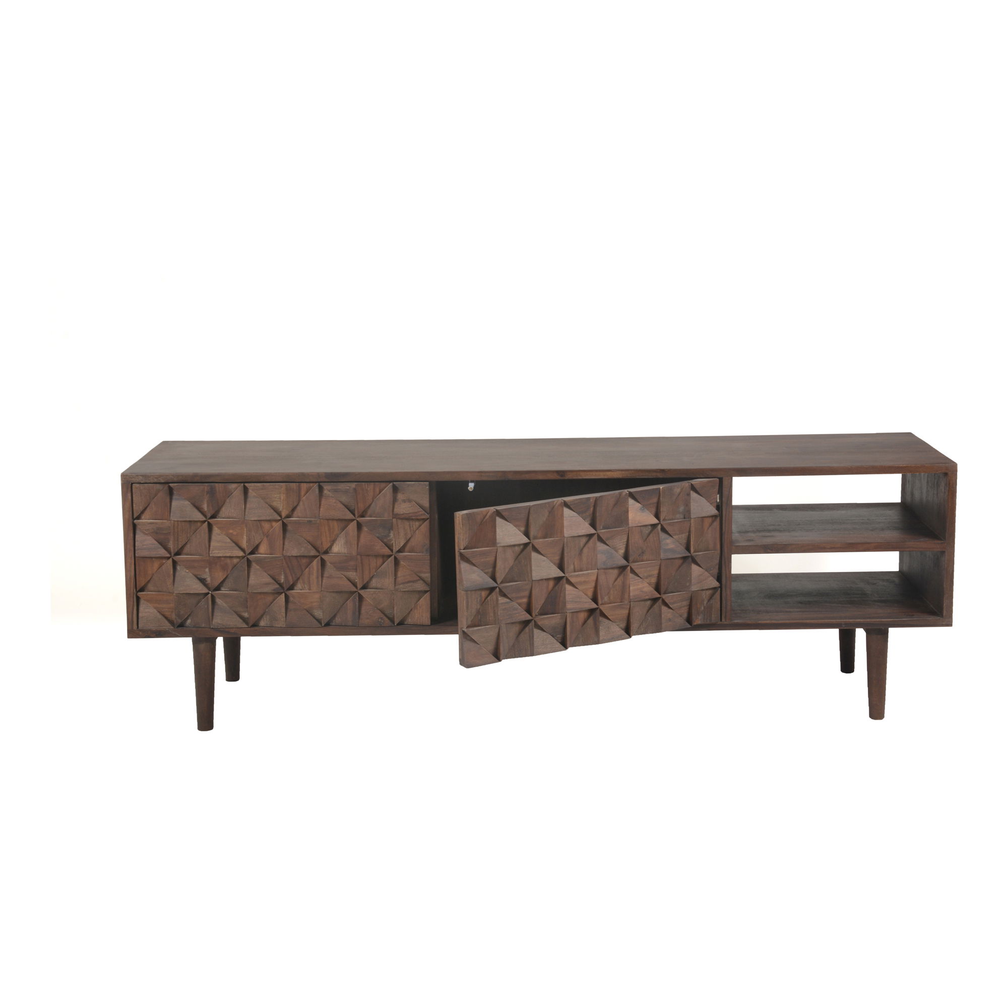 Pablo Entertainment Unit Dark Brown large image 