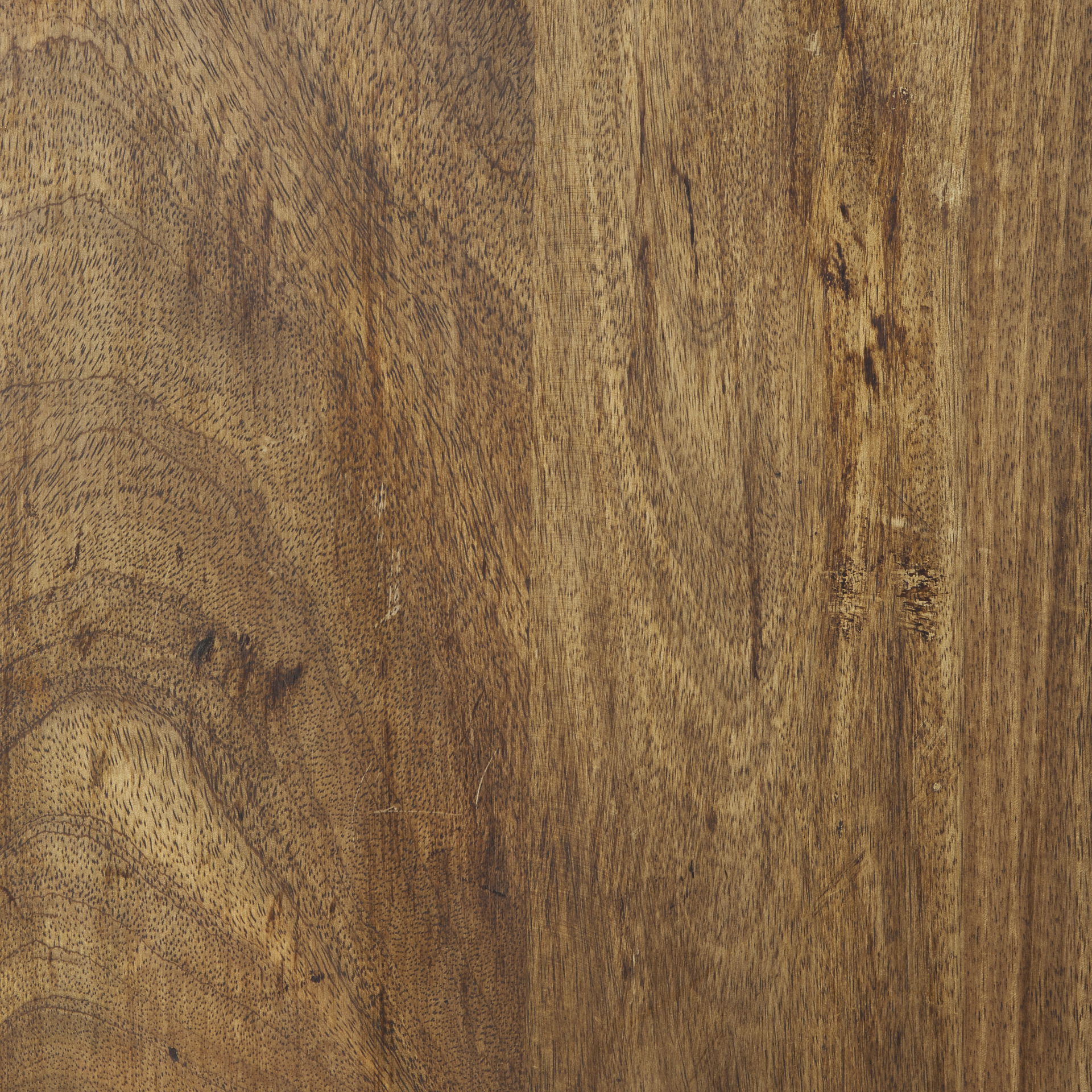 Brodie II Medium Brown Wood Black Ladder Four Shelf Shelving Unit 57L x 20.5W x94H, Shelving & Bookcase by Mercana, 57" length x 19.5" width x 94" height View 2