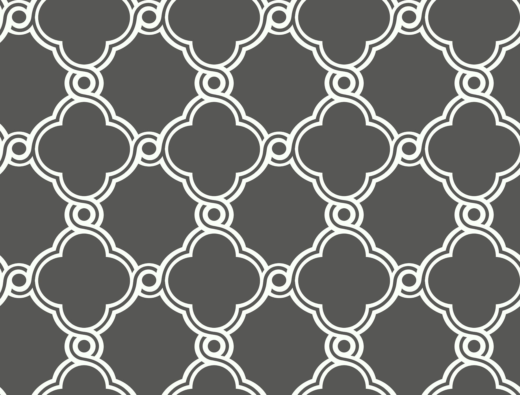Open Trellis Grey Wallpaper large image 